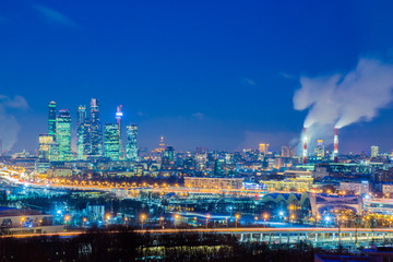 Fototapeta premium Moscow international business center 