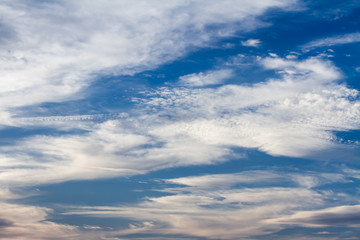 青い空と白い雲