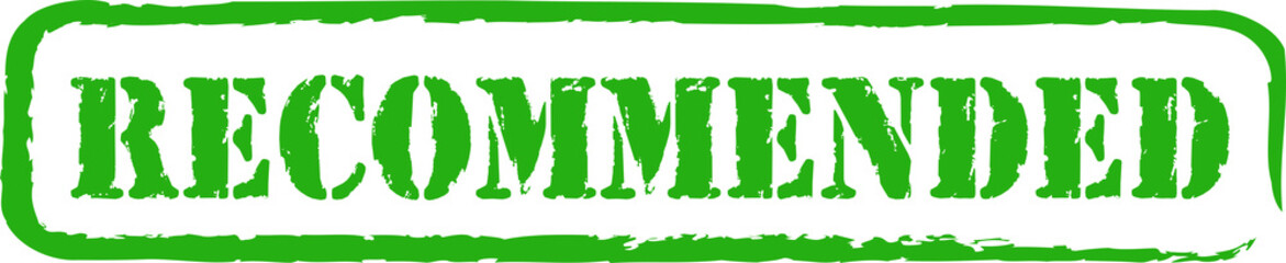 rubber stamp recommended