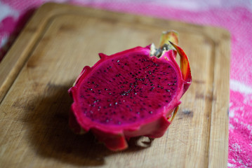 half pink pitahaya