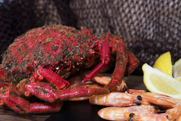 fresh and natural seafood prepared