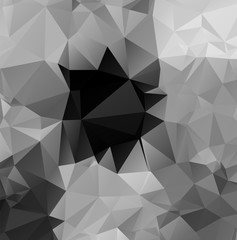 Low Poly abstract background with colorful triangular polygons with a brilliant