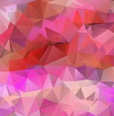 Low Poly abstract background with colorful triangular polygons with a brilliant