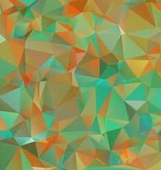 Low Poly abstract background with colorful triangular polygons with a brilliant
