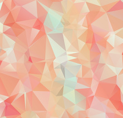 Low Poly abstract background with colorful triangular polygons with a brilliant