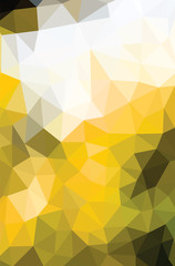 Low Poly abstract background with colorful triangular polygons with a brilliant