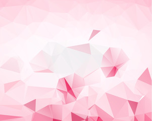Multicolor purple, pink polygonal illustration, which consist of triangles. Geometric background