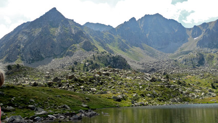 France. The mountan landscape of Andorra