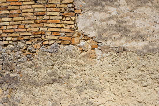 Old plastered wall.