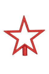 Obraz premium Chiristmas Star (Clipping path!) isolated on white background