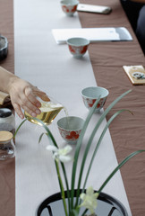 Chinese tea ceremony and tea set - 238007706