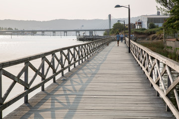 Riverside Pier Walk, Noia