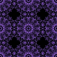 Ornamental ethnic seamless pattern. For fashion design, shawl, textile, bandanna, print, invitation card. Vector illustration.