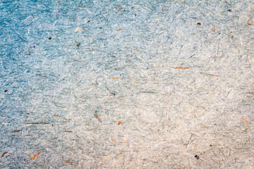 Blue and yellow handmade craft paper texture background