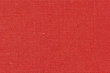 Red burlap texture background