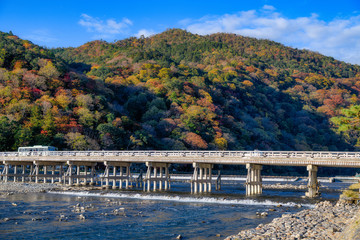 京都 嵐山の紅葉