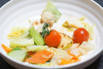 美味しそうなヘルシーな創作料理