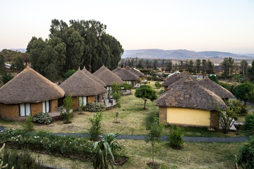 Fototapeta na wymiar Äthiopien - Lodge in Gondar