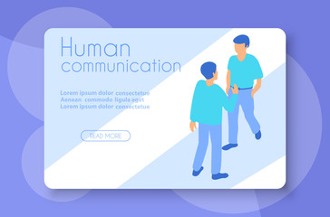 Human communication as a conceptual