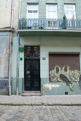 graffiti on the wall
