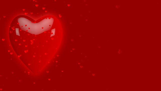 Dancing and Jumping Heart valentines day Background for. Heart Generating Bouncing Heart background for wedding, birthday, engagement etc . .