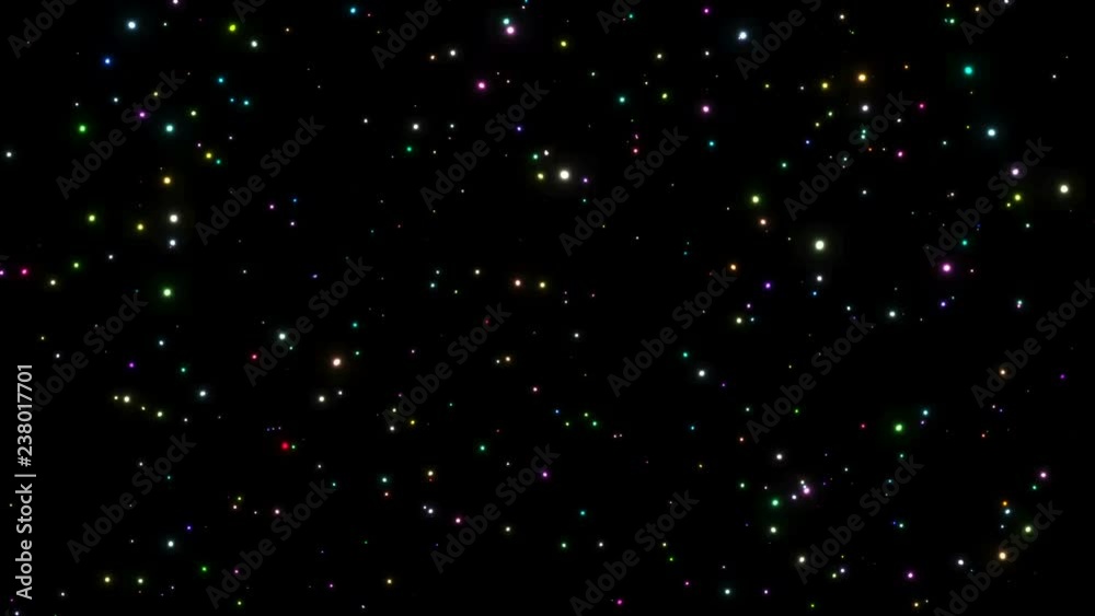 Poster magic particles fly around the screen.abstract background with moving and flicker particles.