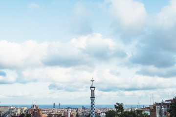 Obraz premium Parc Guell à Barcelone, Espagne