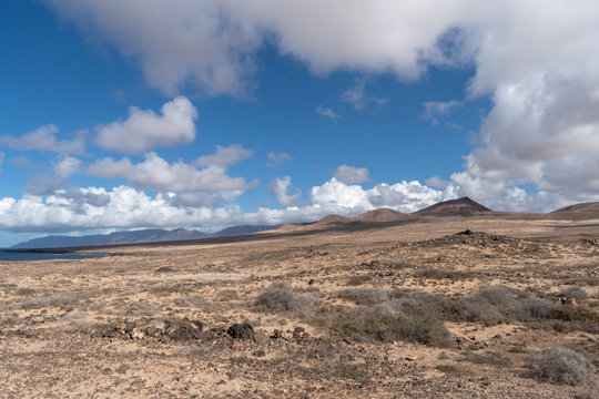 Famara massif, Lanzarote Island, Canary Islands, Spain