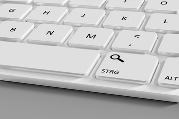 computer keyboard white details