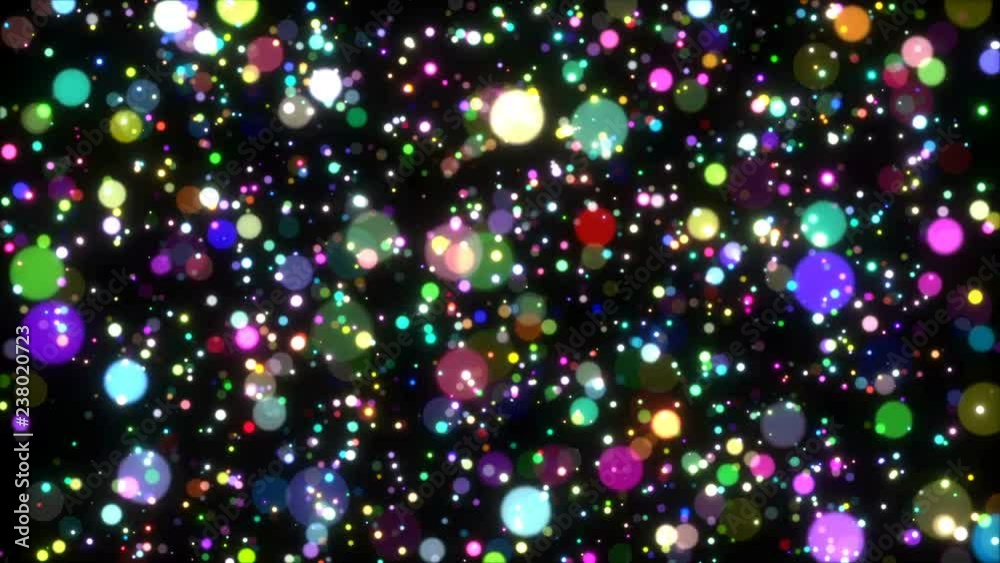 Poster magical bokeh.abstract background with moving and flicker particles.