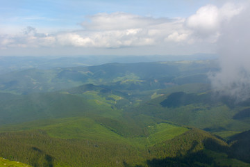 Summer day in the mountains