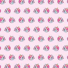 Unicorn - emoji pattern 68