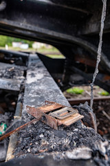 buckle is what's left after a fire