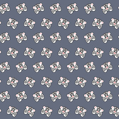 White tiger - emoji pattern 71