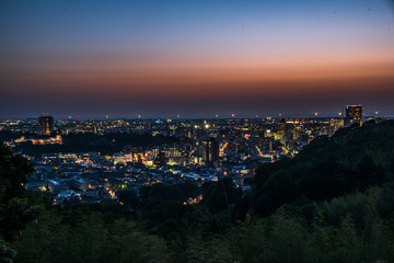金沢・卯辰山からの夜景