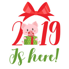  New Year and Christmas card