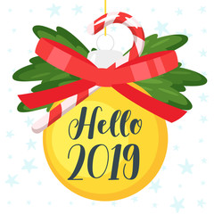  New Year and Christmas card