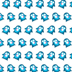 Blue ghost - sticker pattern 20