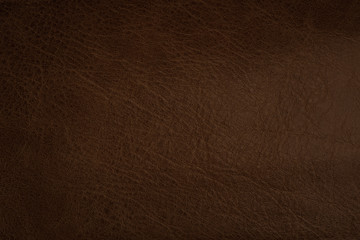 Brown leather texture background, genuine leather