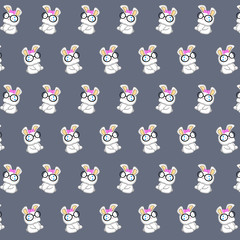 Bunny - sticker pattern 05