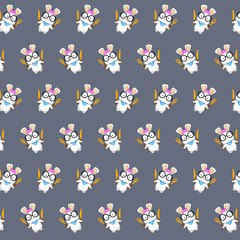 Bunny - sticker pattern 08