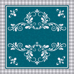 Beautiful floral invitation cards