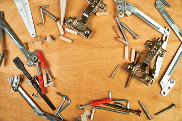 Obraz na płótnie Canvas set of tools