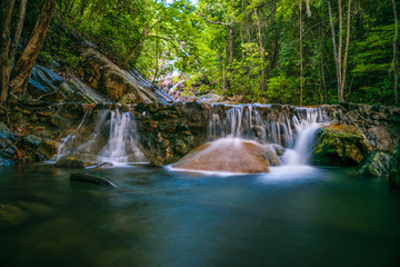 The Paradise Waterfalls at Koh Phangan Thailand