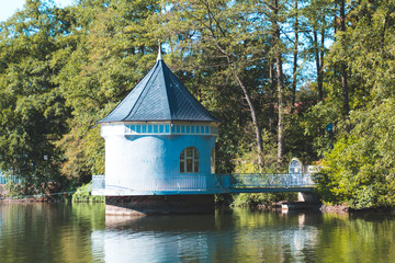 Pumpenhäuschen am Itzeblitzer Weiher Saarland - Retro