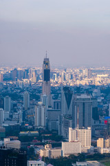 Fototapeta premium Business area in Bangkok, Bangkok Cityscapes ,Bangkok Thailand