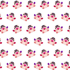 Commando piggy - sticker pattern 38