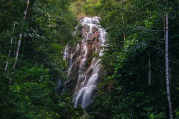 The Huge Phaeng Waterfall Koh Phangan Thailand Surat thani
