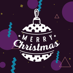 Merry Christmas typography.