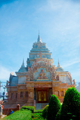 Buildings in Bangkok, Thailand. Thailand is known as a country with a smile.